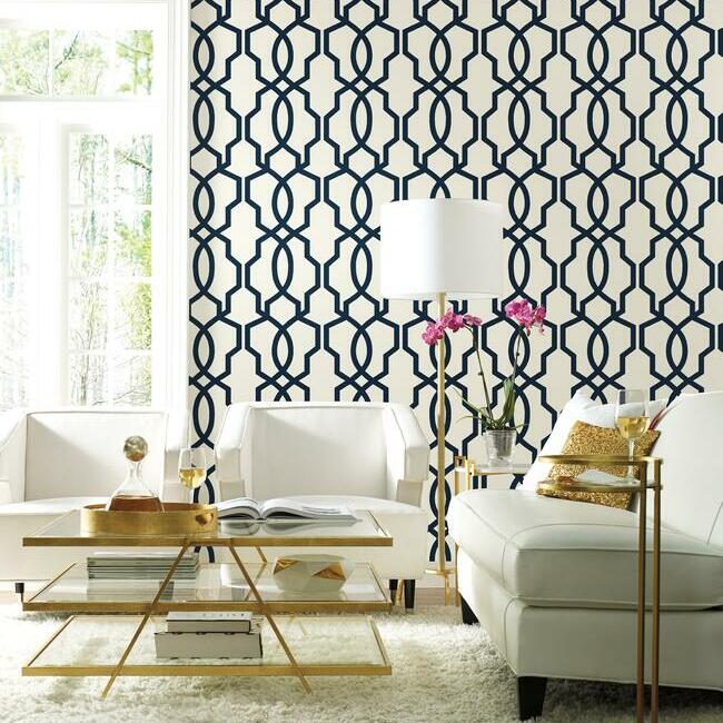 hourglass-trellis-wallpaper-navy-white-york-wallcoverings-gm7521