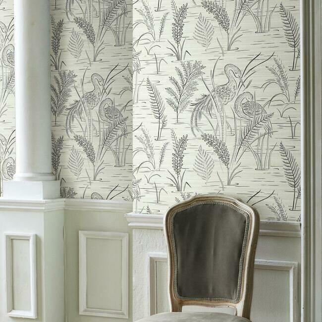 fernwater-cranes-wallpaper-black-grey-york-wallcoverings-gr5953