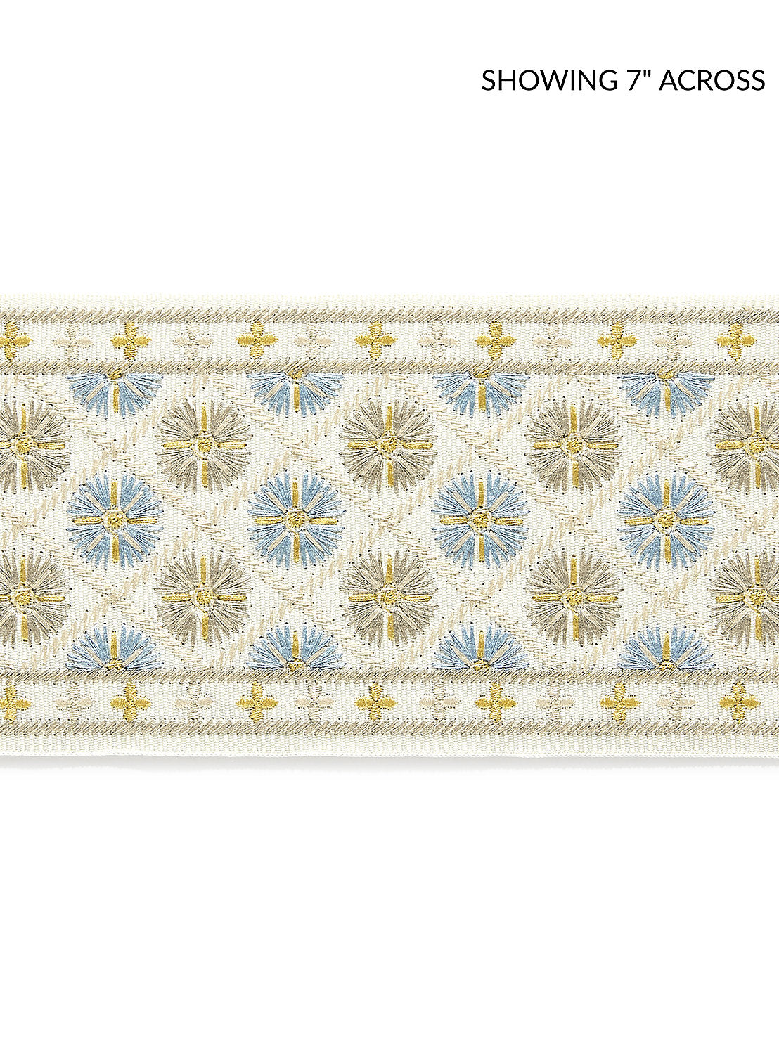 Hansel Embroidered Tape - Seaside