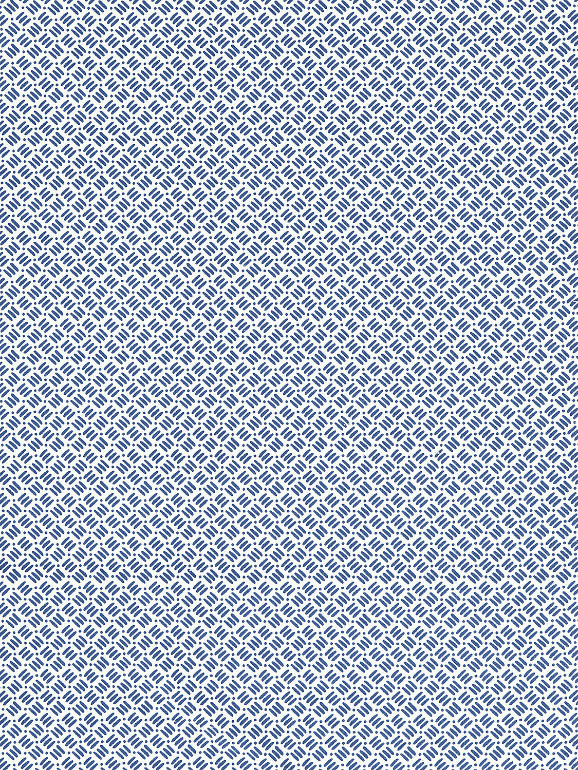 Dash & Dot Print - Marine - Scalamandre Fabric