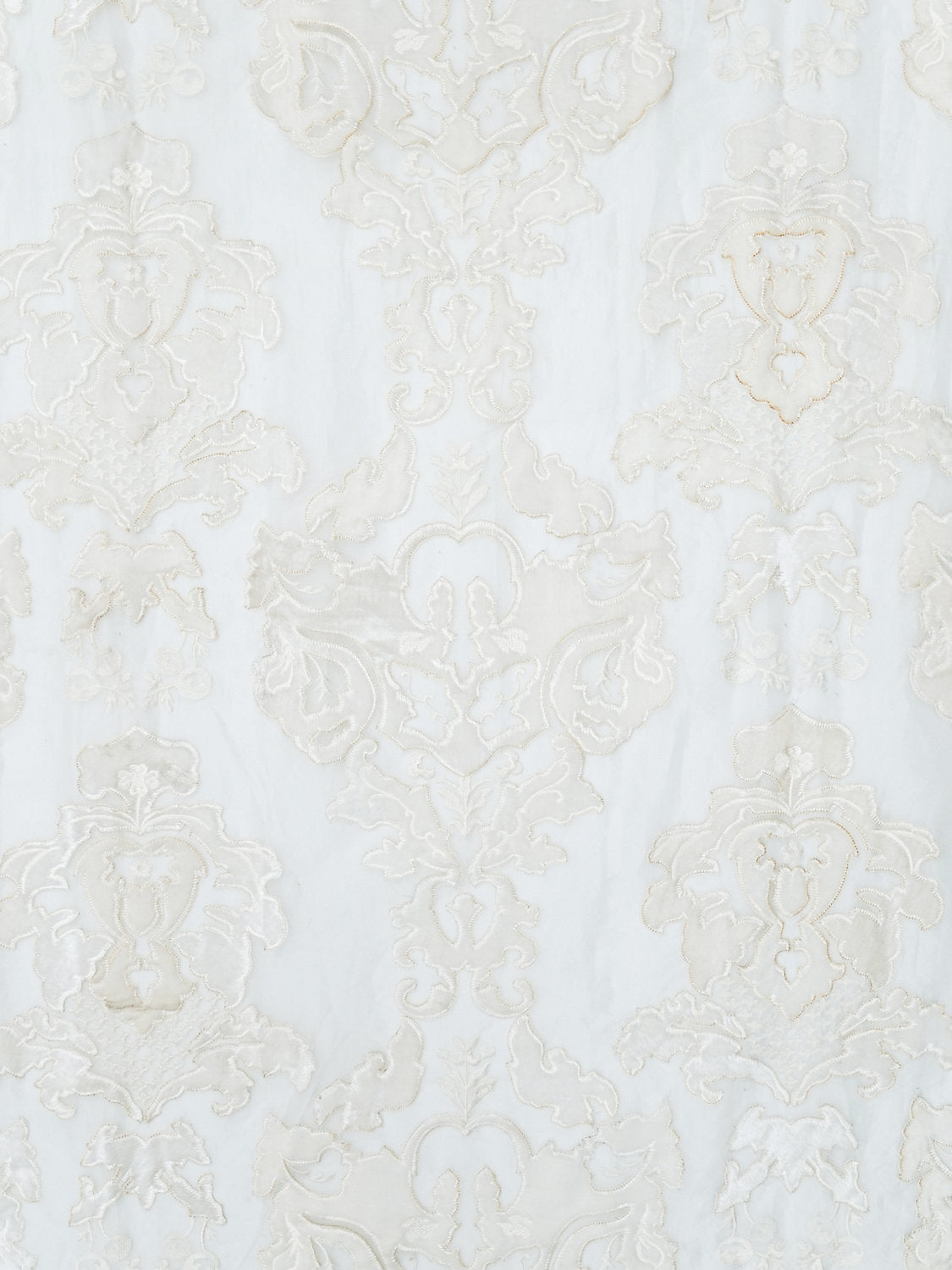 Palazzo Ricci Sheer - Ivory - Scalamandre Fabric