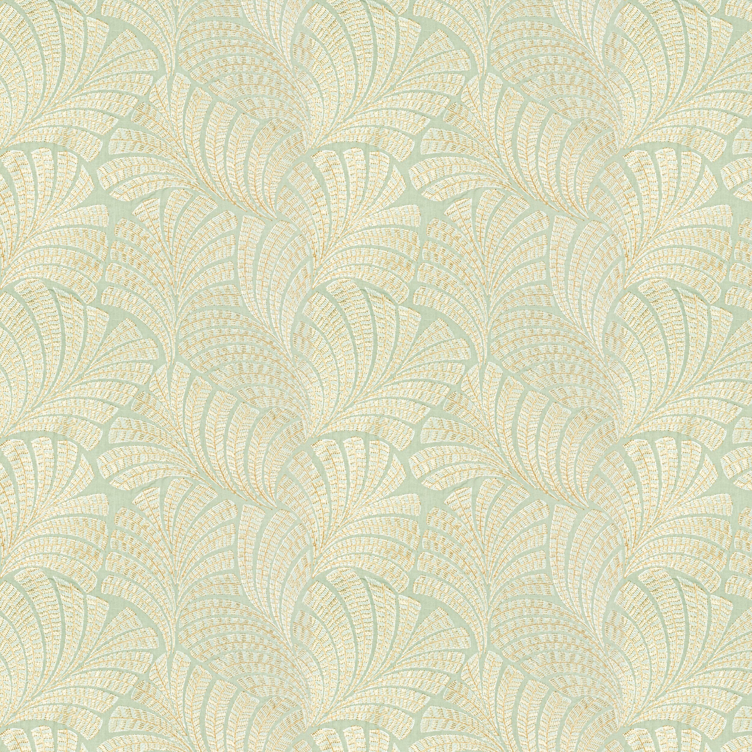 Hedges 1 Seafoam by Stout Fabric