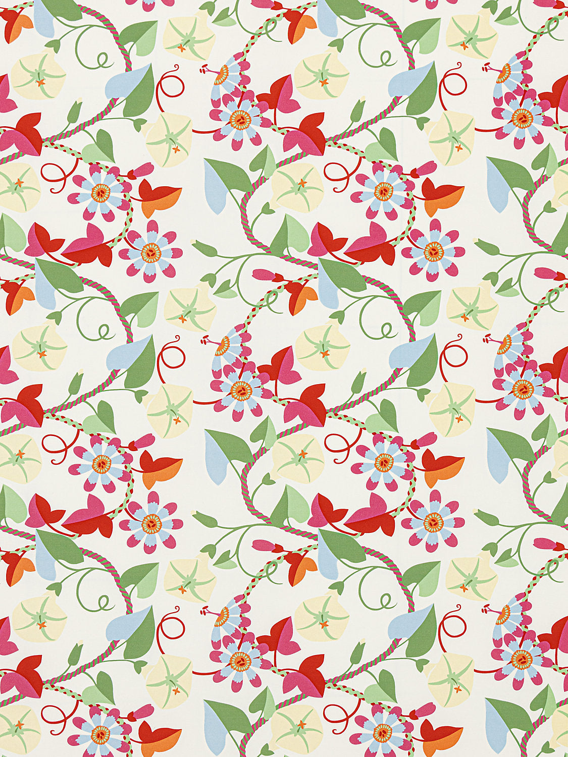 Morning Glory - Primary - Scalamandre Fabric