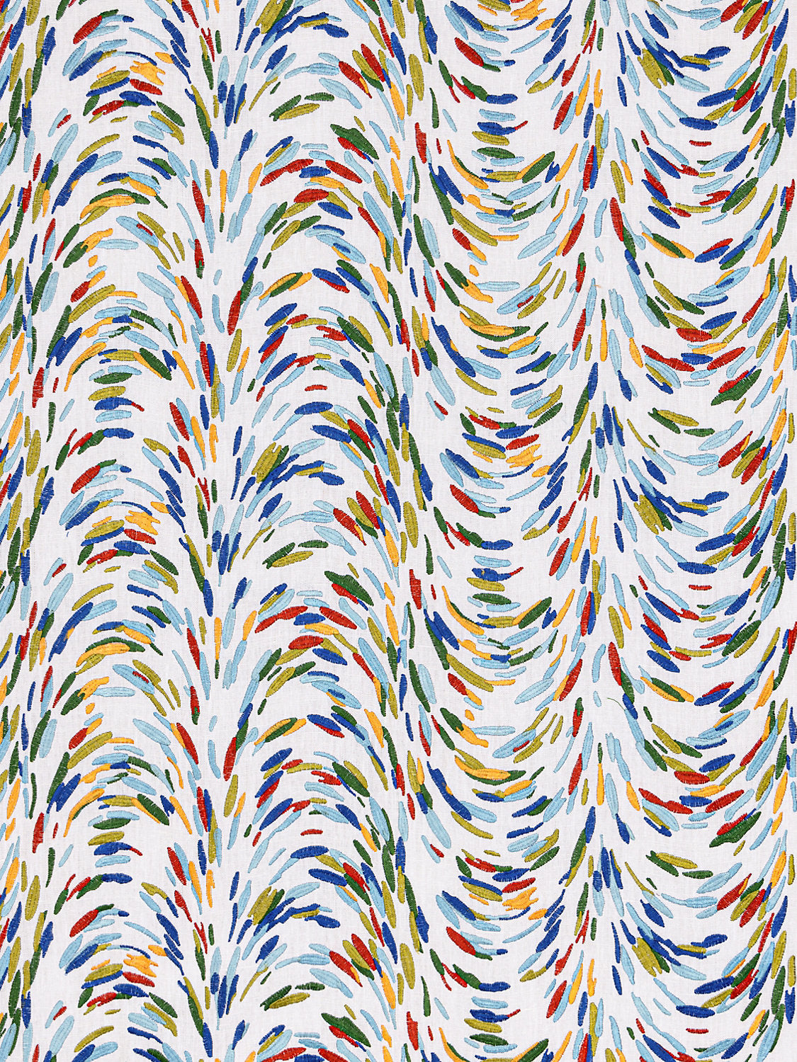 Fountain Embroidery - Tropical Blue