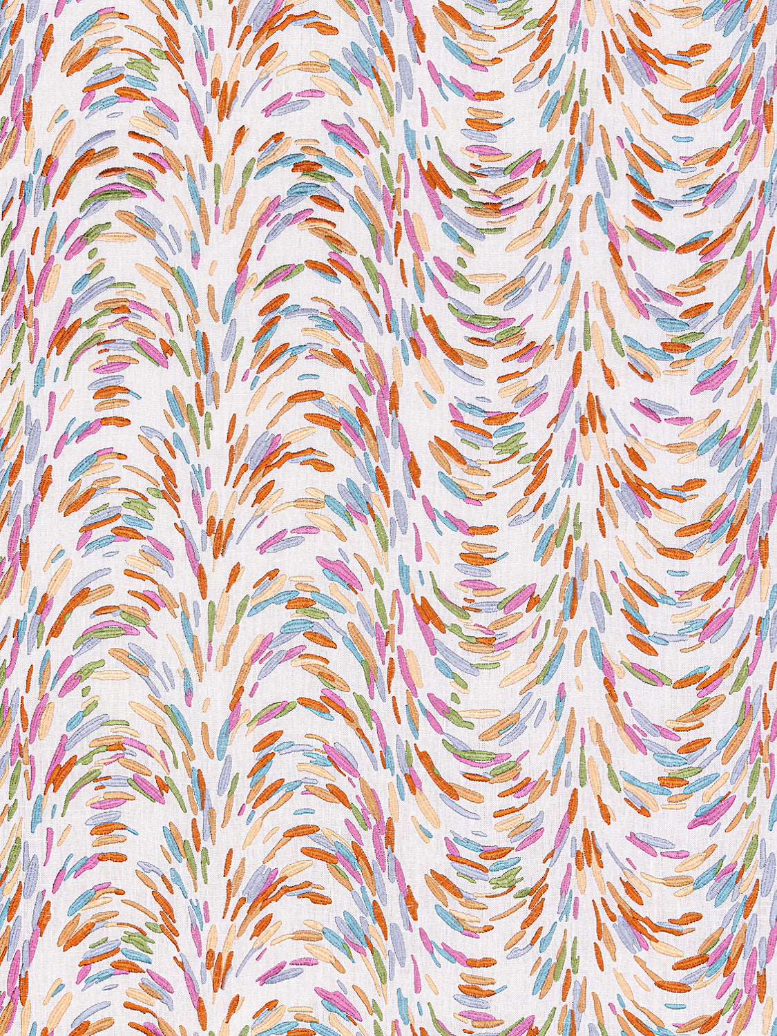 Fountain Embroidery - Peach