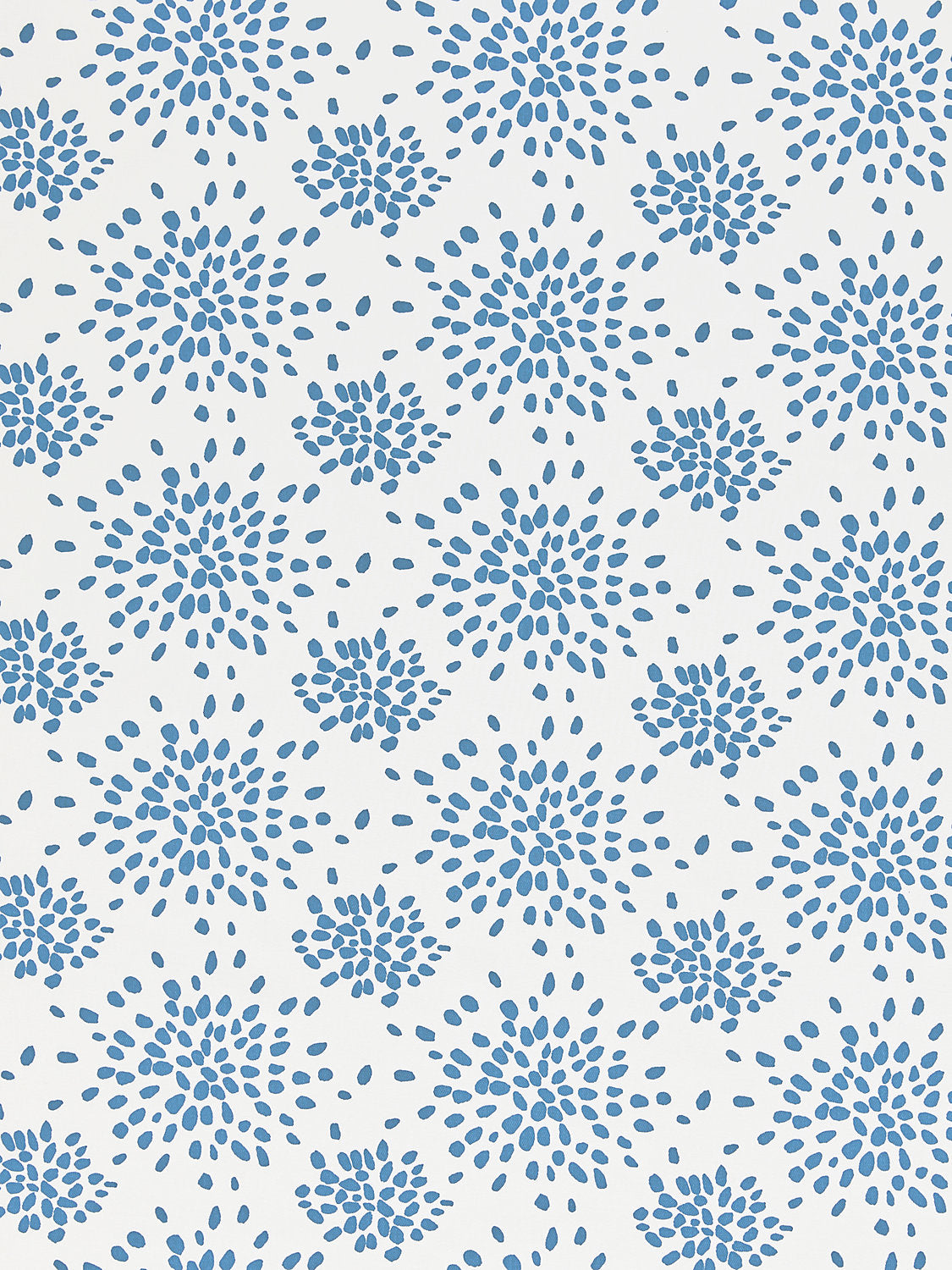 Fireworks Cotton Print - Delphinium - Scalamandre Fabric