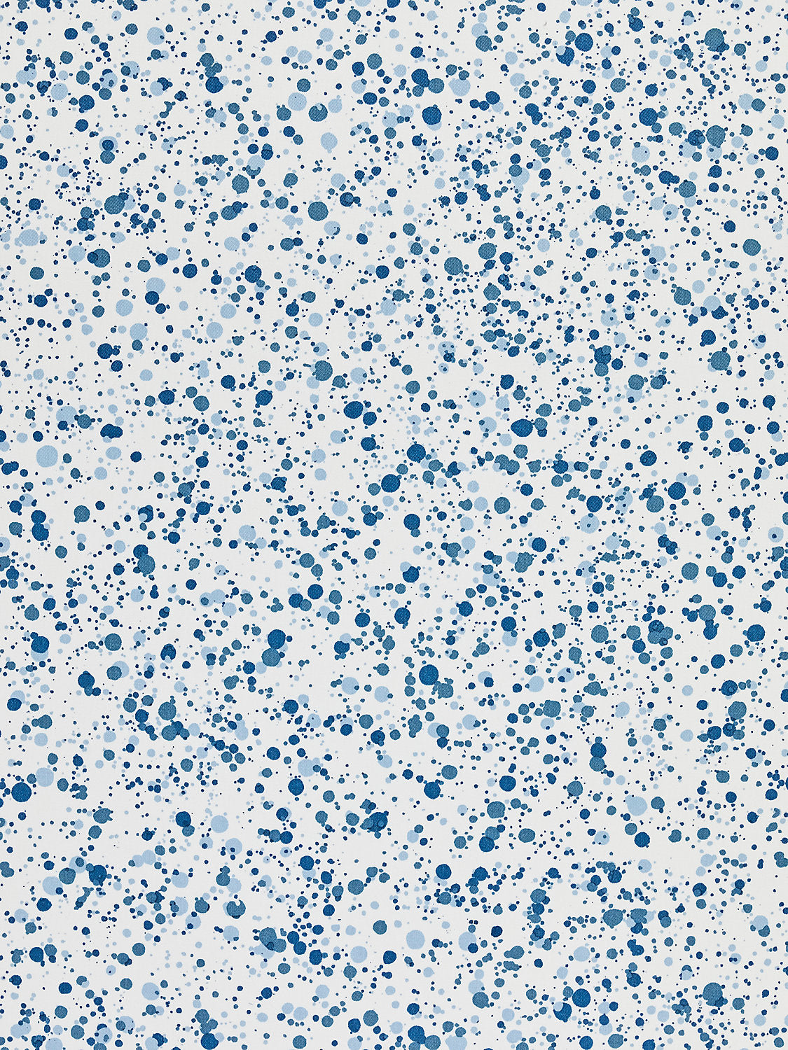 Spatter Cotton Print - Ocean Blue - Scalamandre Fabric