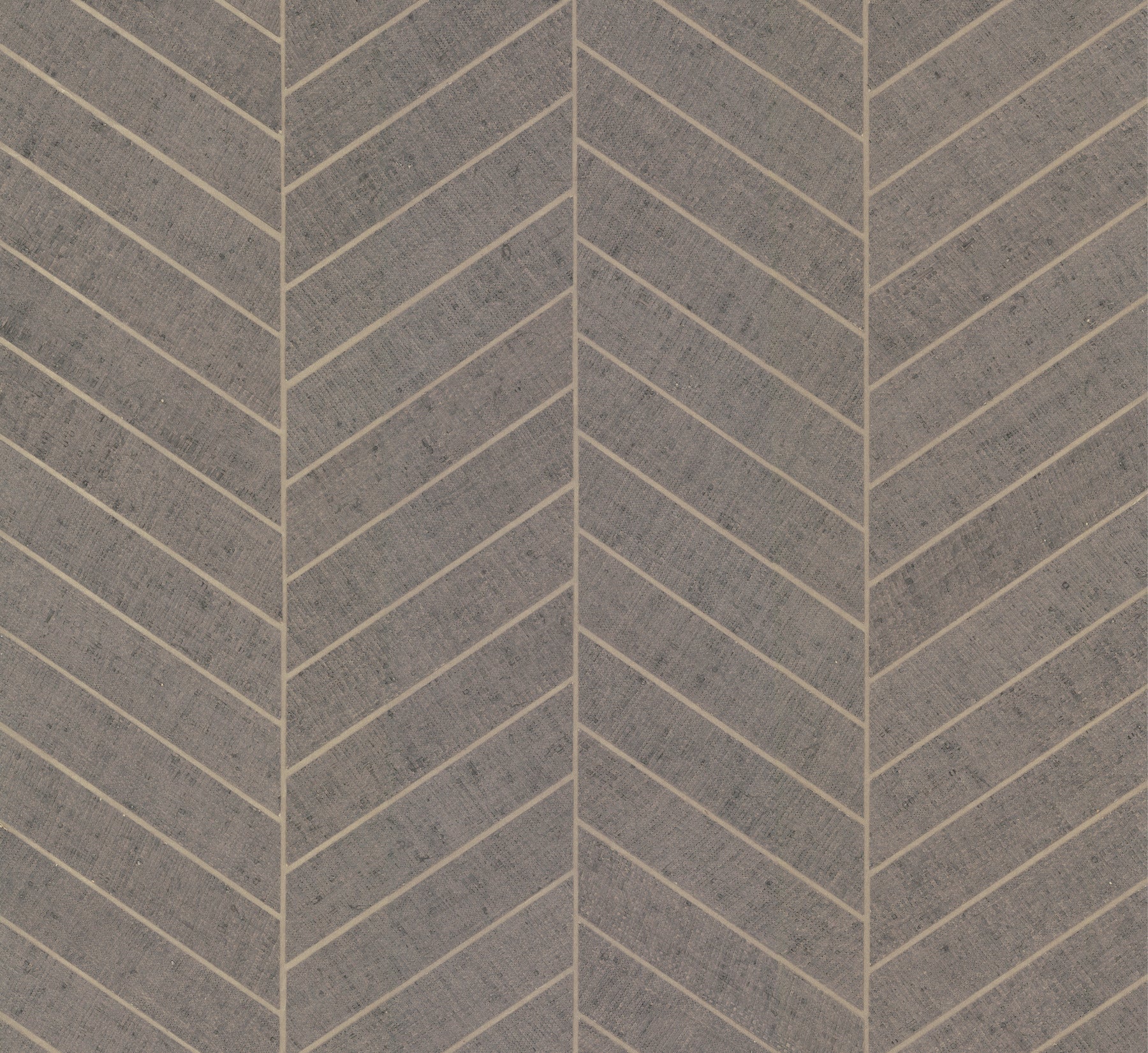 Atelier Herringbone Wallpaper - Natural Grey - York Wallcoverings - HO2110GV