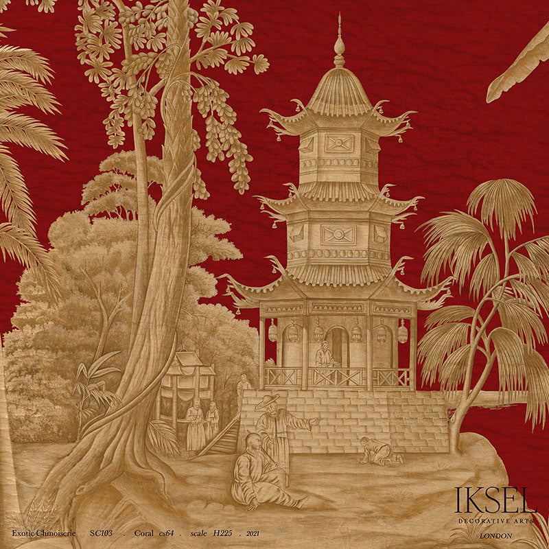 EXOTIC-CHINOISERIE-CORAL-SCHUMACHER-IK2803