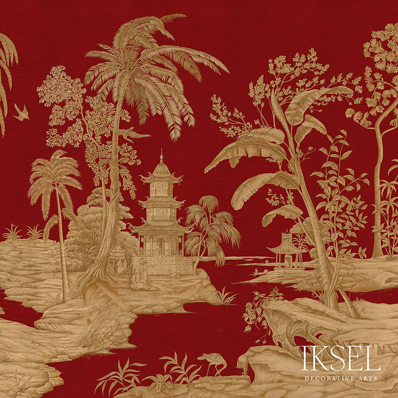 EXOTIC-CHINOISERIE-CORAL-SCHUMACHER-IK2803