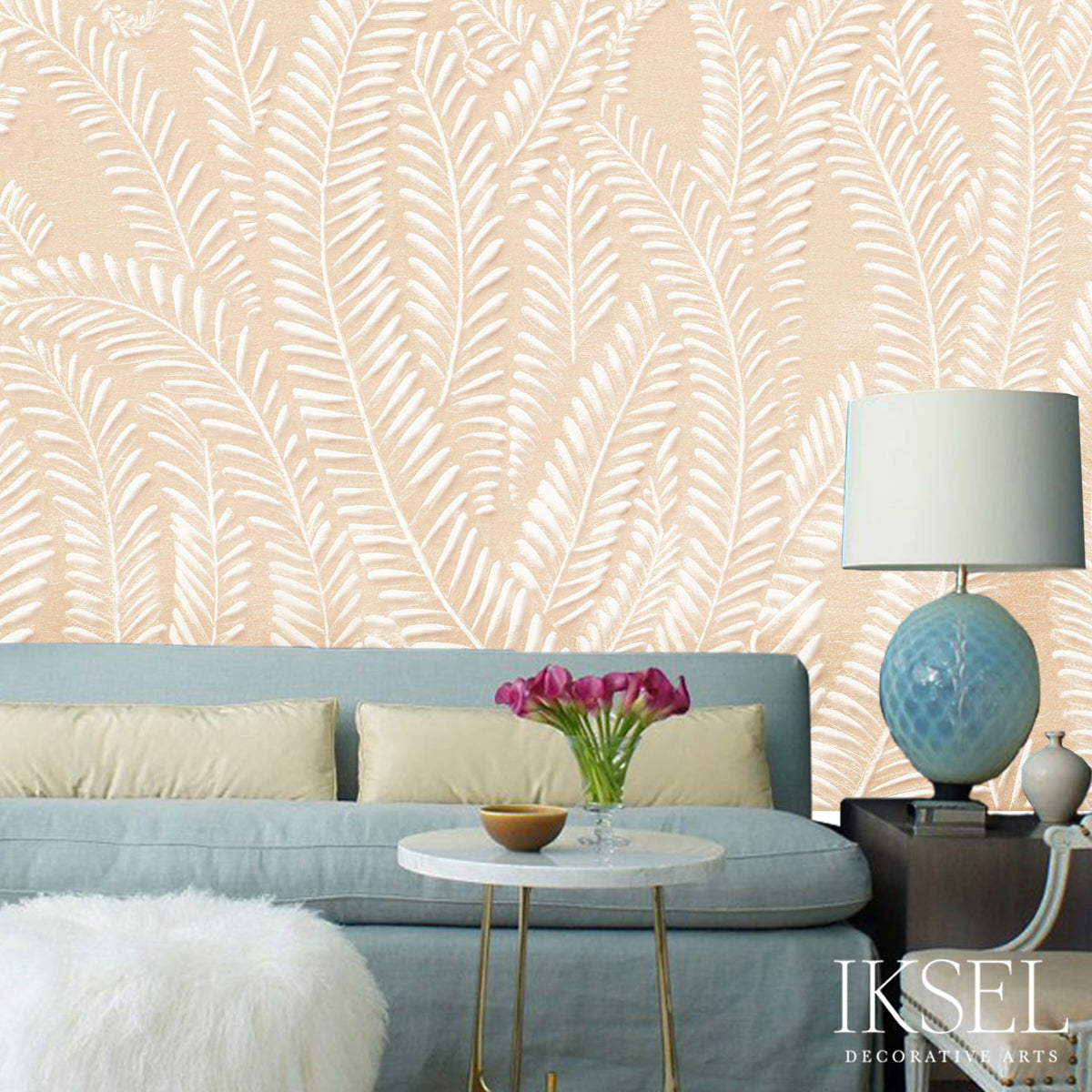 ART-DECO-FERN-PEACH-SCHUMACHER-IK7102