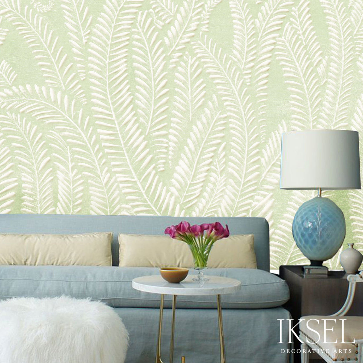 ART-DECO-FERN-SEA-WEED-SCHUMACHER-IK7105