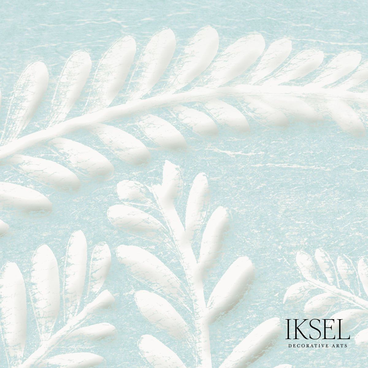 ART-DECO-FERN-SEA-FOAM-SCHUMACHER-IK7106