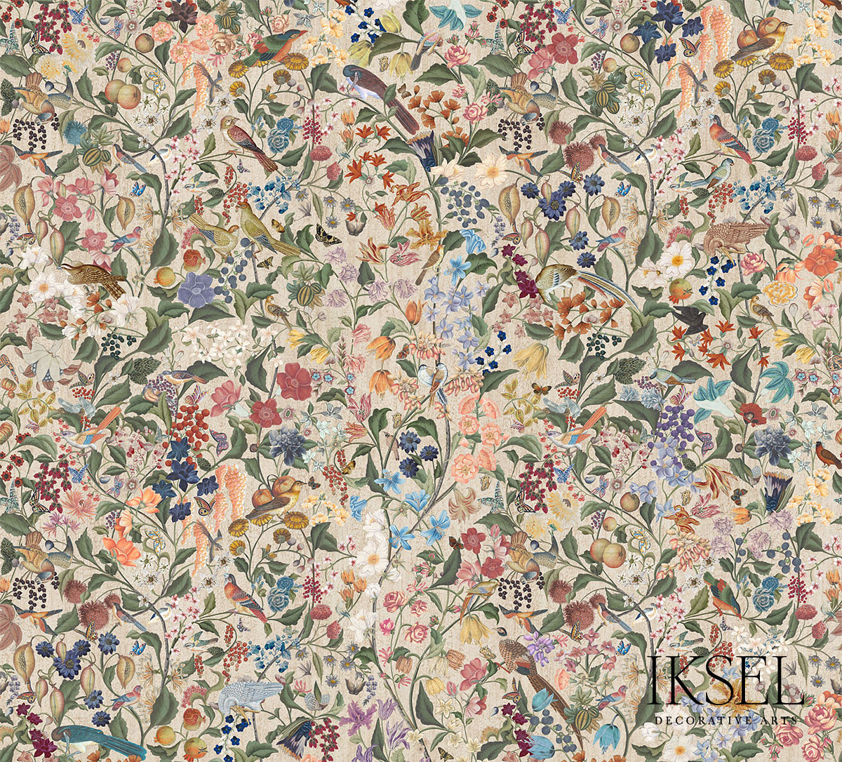 BLOOMING-FANTASY-CRACKLED-BEIGE-SCHUMACHER-IK8000