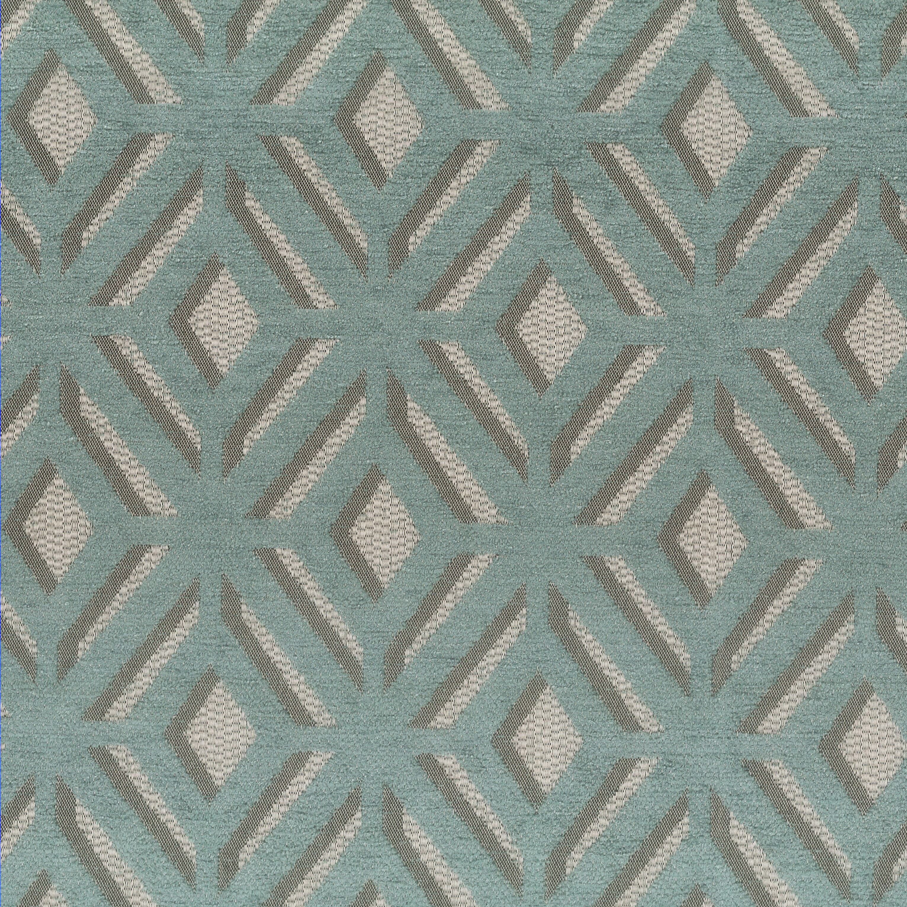 Kittering 1 Teal by Stout Fabric