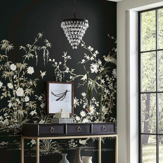 flowering-vine-chinoiserie-mural-black-york-wallcoverings-kt2264m