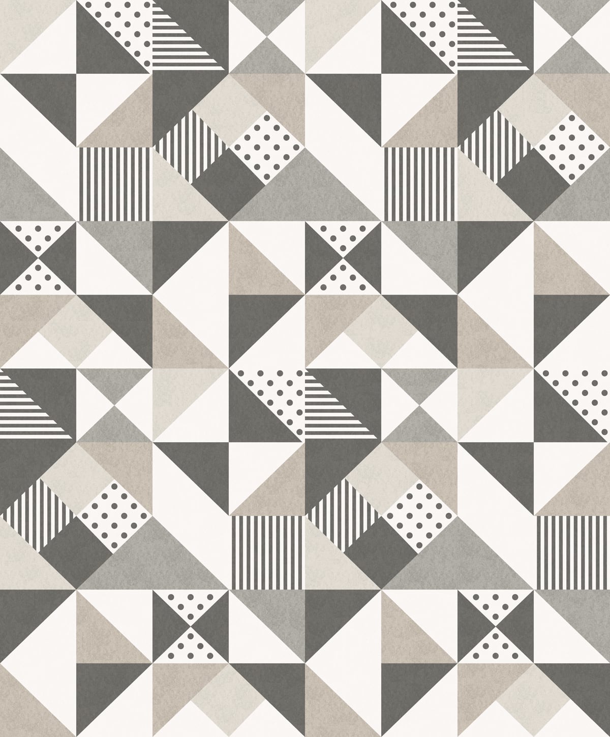 Seabrook Designs KTM1220 Mondrian Lozenge Geometric  Wallpaper Hammered Steel & Pavestone