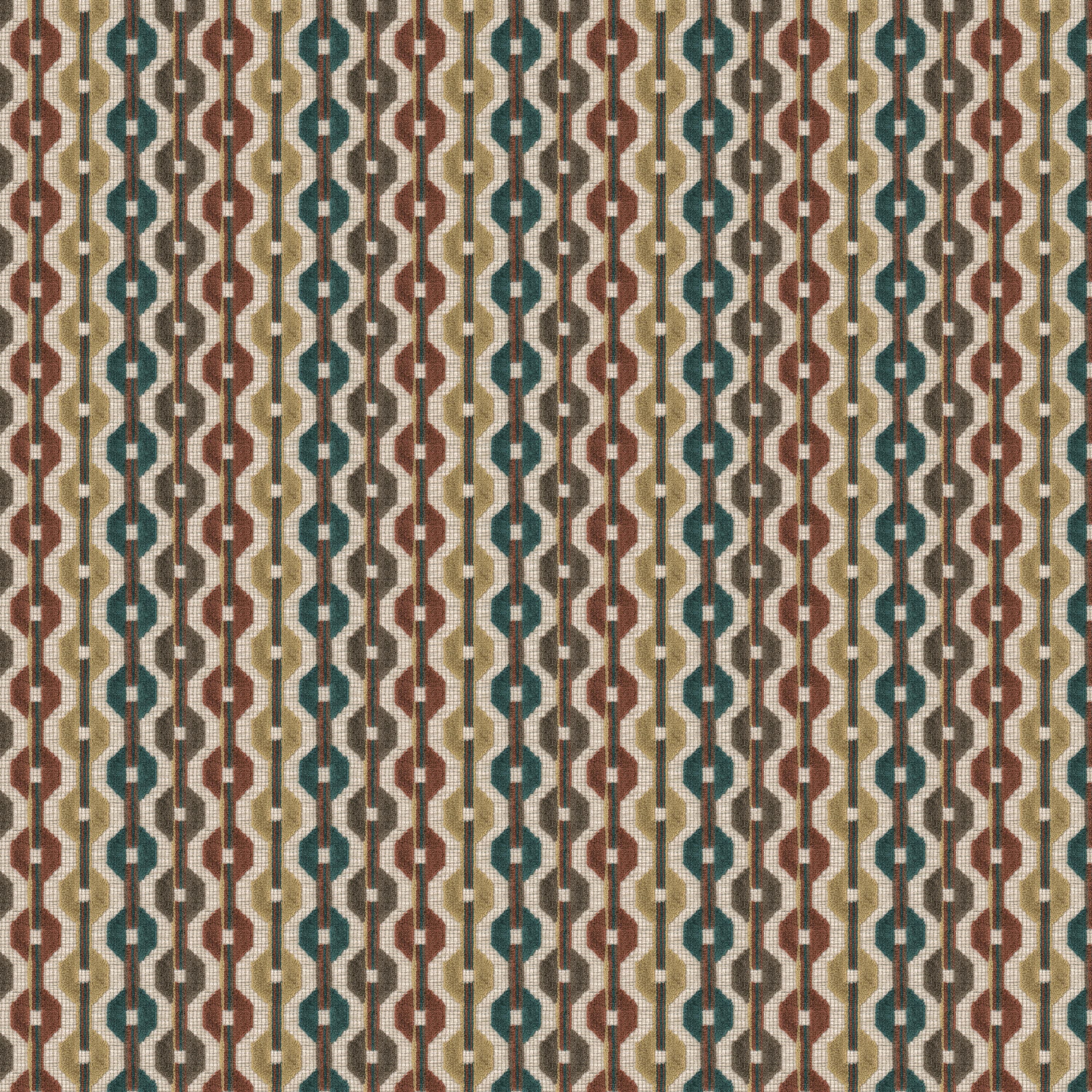 Kumasi 2 Terracotta by Stout Fabric