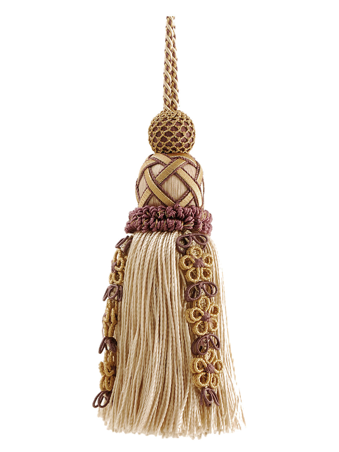Siecle Key Tassel - Amethyst