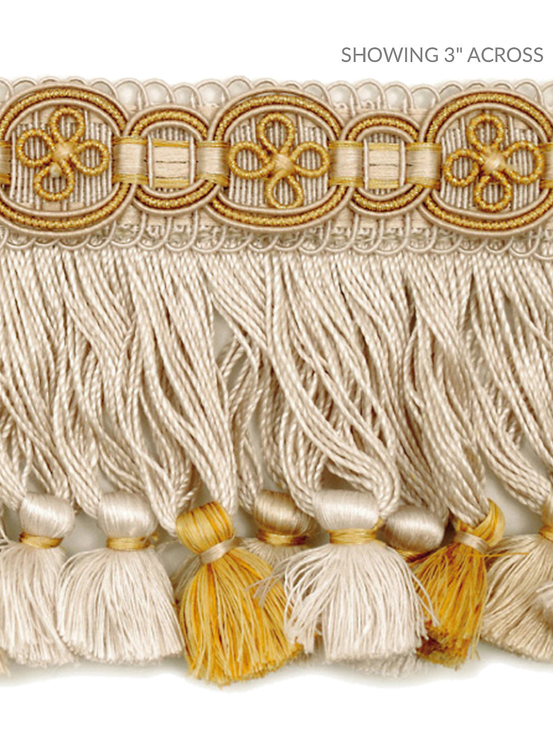 Siecle Condillac Fringe - Gilded Alabaster