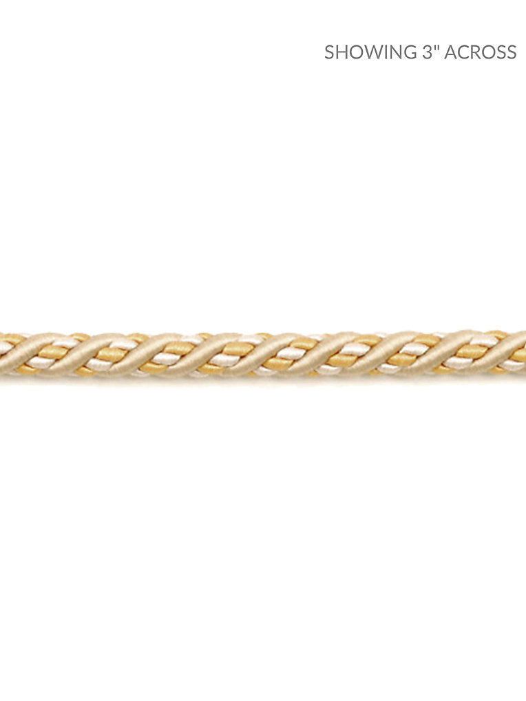 Siecle Cord 1/4" - Gilded Alabaster - Scalamandre Trim