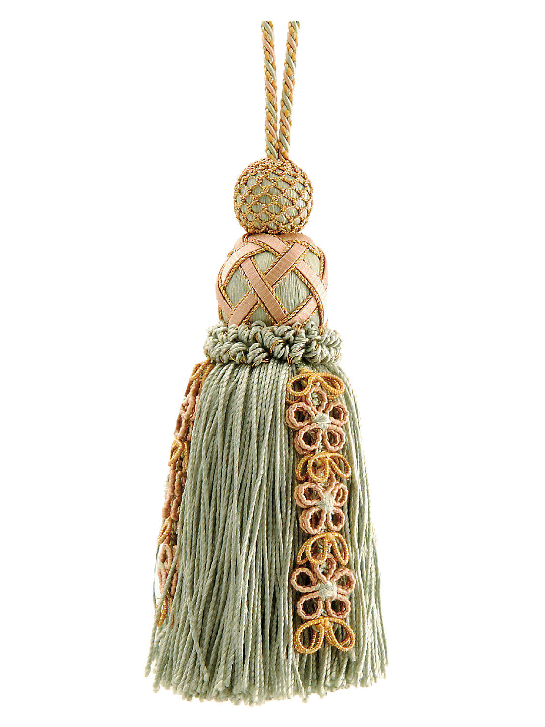 Siecle Key Tassel - Mint - Scalamandre Trim