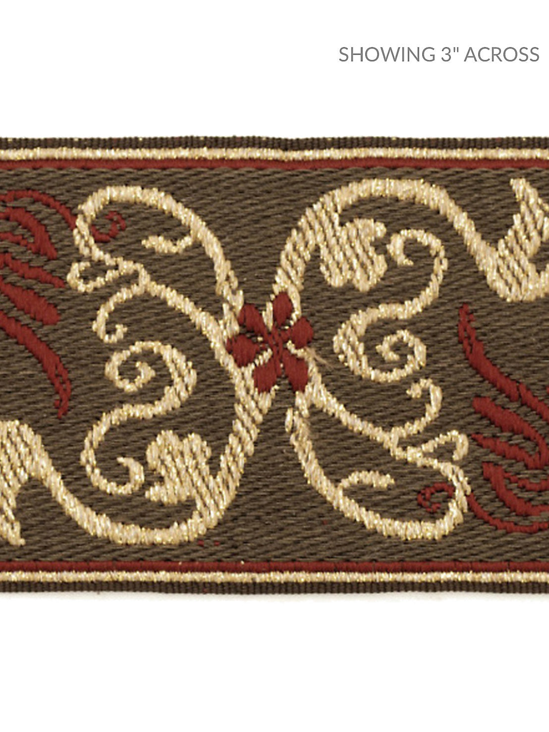 Siecle Grimm Braid - Ebony Bordeaux - Scalamandre Trim