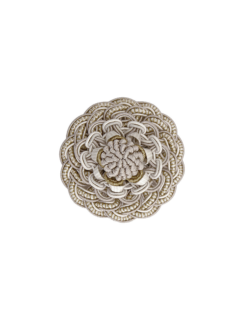 Siecle Rosette - Patina - Scalamandre Trim