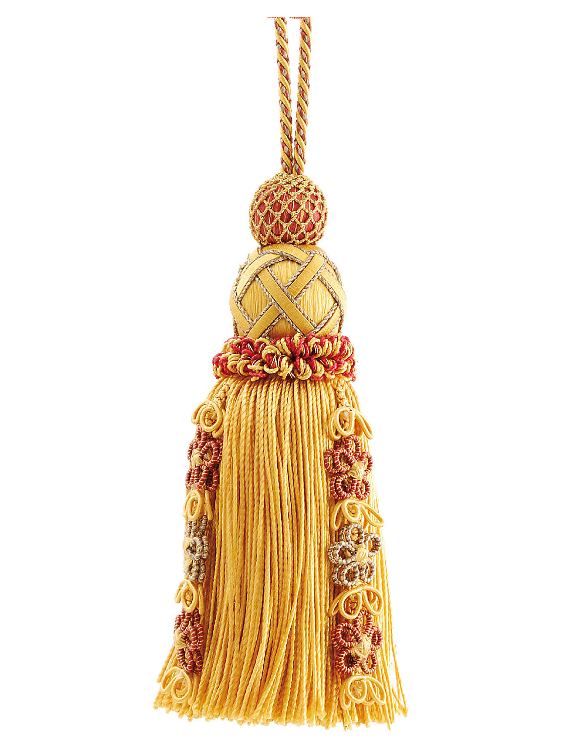 Siecle Key Tassel - Gold - Scalamandre Trim