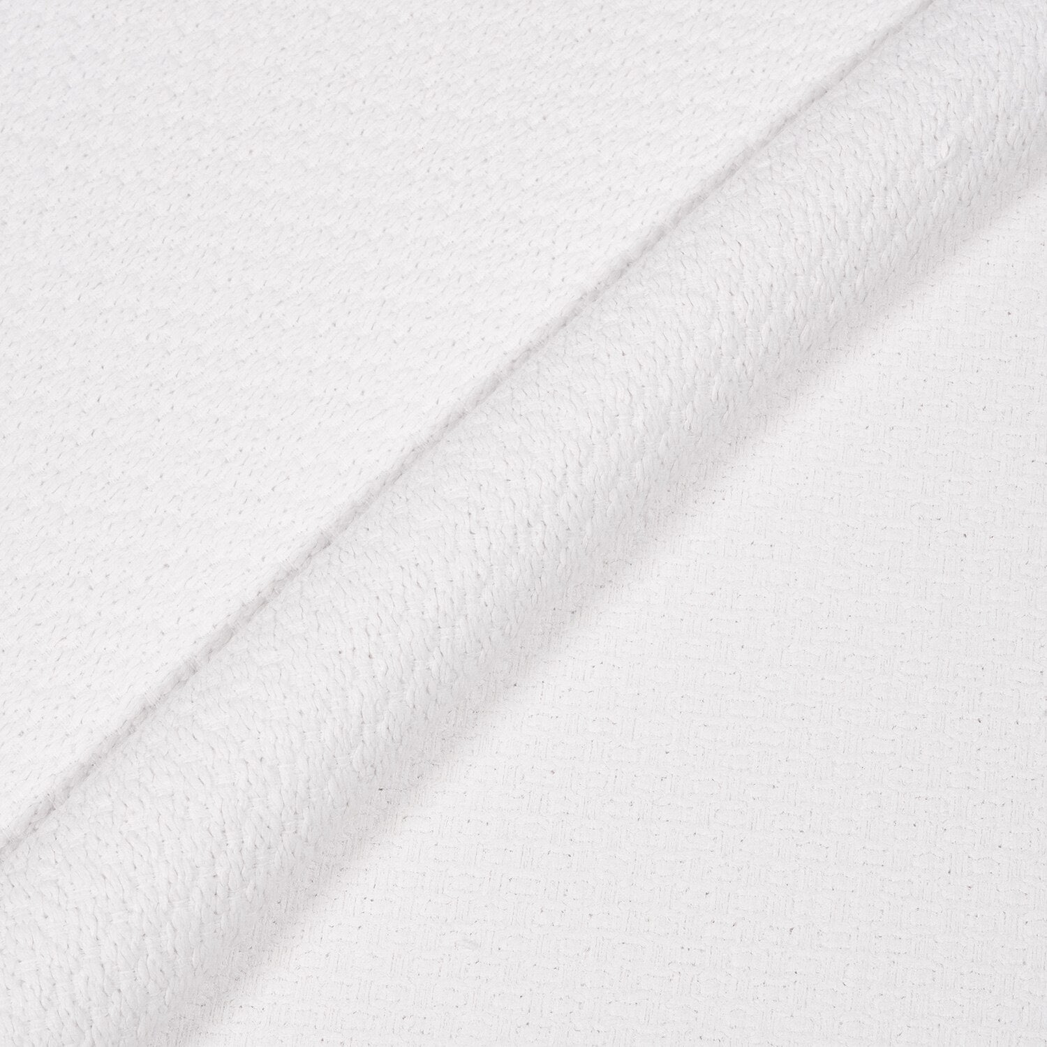 Color: White, Luxury Plains, Material: Sunbrella Acrylic and Sunbrella Polyester, Mildew Resistant Yes, Recommended Use: Indoor Outdoor Upholstery Cushion Pillow Drapery, Repeat: N/A, Selvedge: Left-Right, Warranty: 5 Year, Water Repellent: Yes, Width: 54"