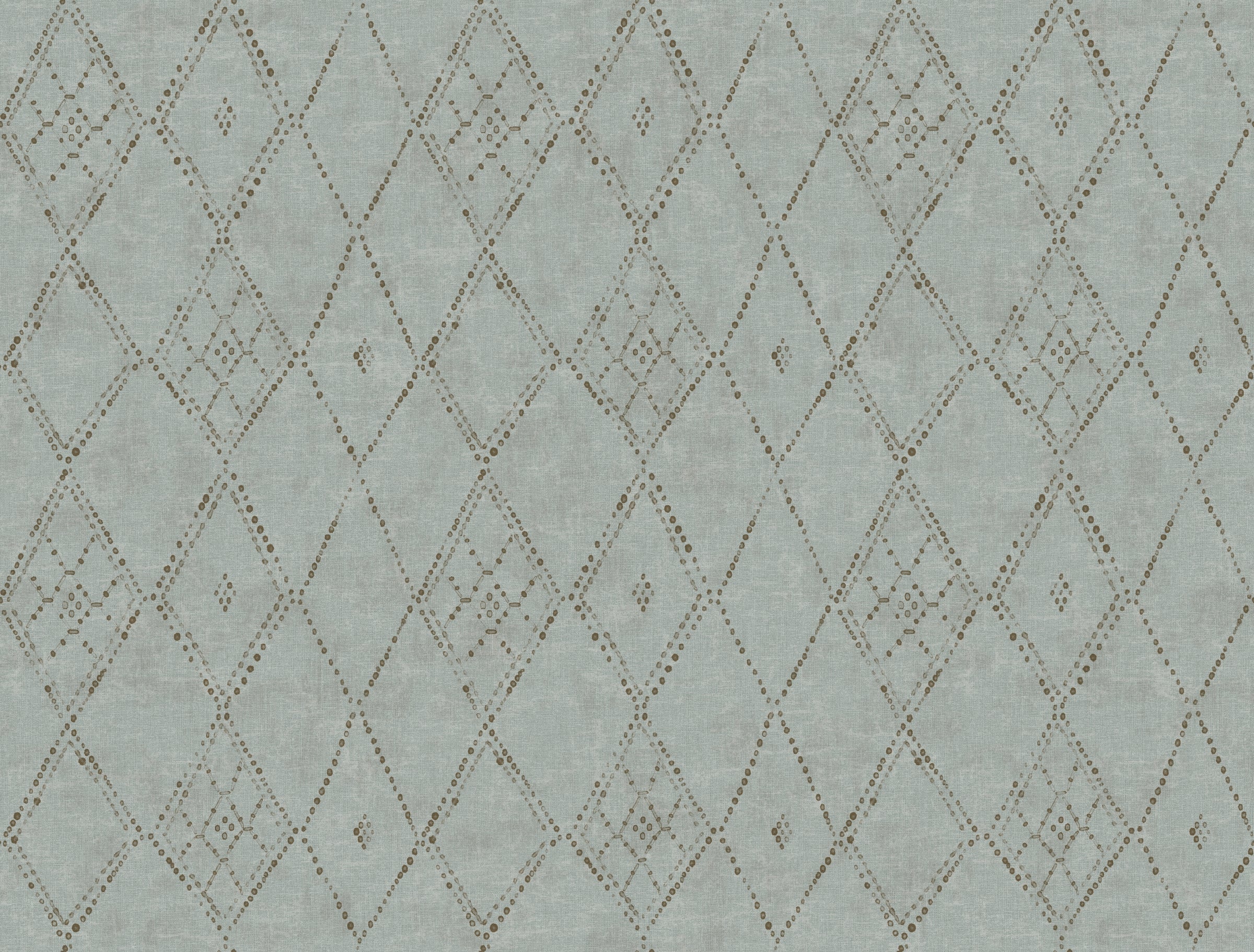 Souk Diamonds Wallpaper - Sage/Brown - York Wallcoverings - LM5313