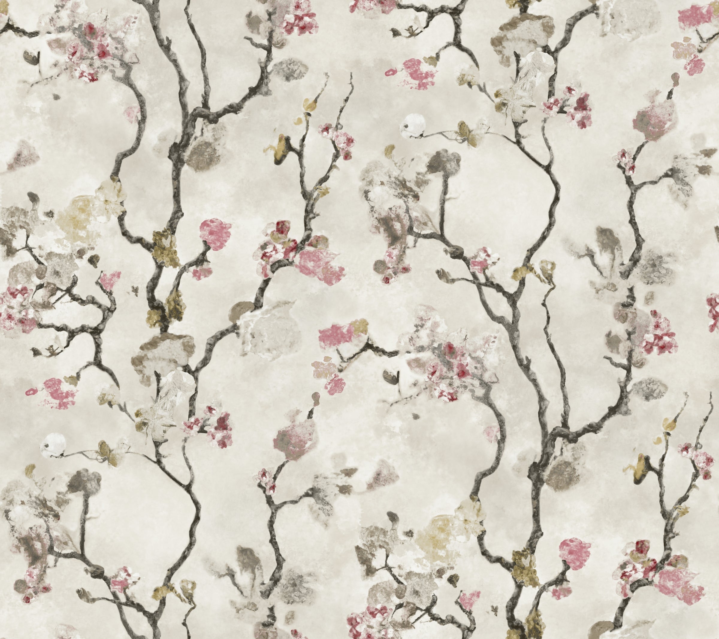 Avril Chinoiserie Wallpaper - Rose - York Wallcoverings - LM5411