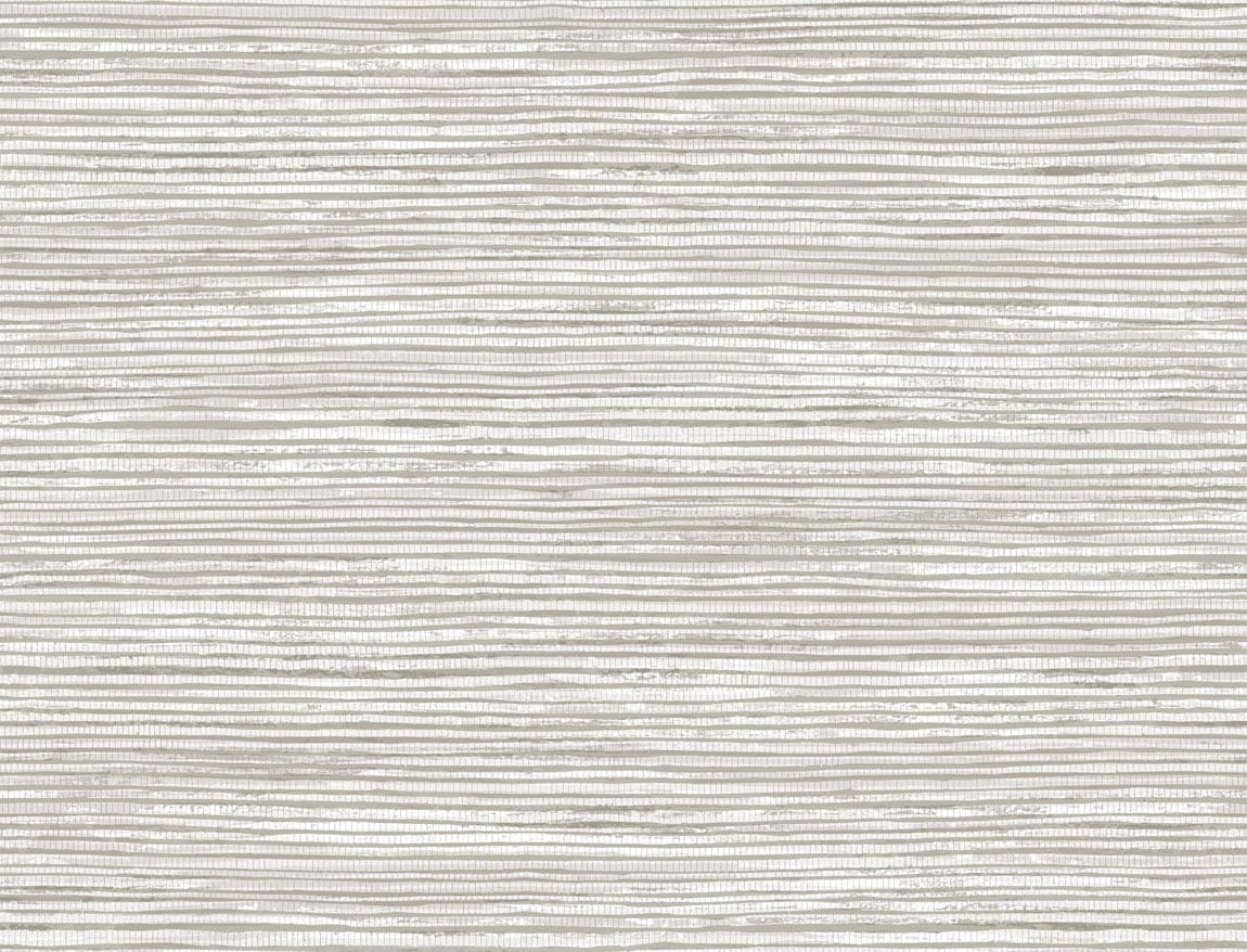 Lillian August LN10308 Luxe Retreat Osprey Faux Grasscloth  Wallpaper Cove Gray and Silver