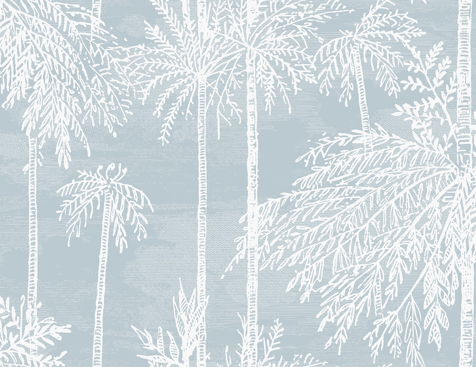 Lillian August LN40202 Coastal Haven Palm Grove  Embossed Vinyl  Wallpaper Hampton Blue