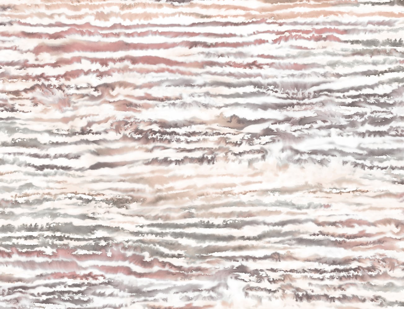 Seabrook Designs LW50501 Living with Art Watercolor Waves  Wallpaper Smoked Peach