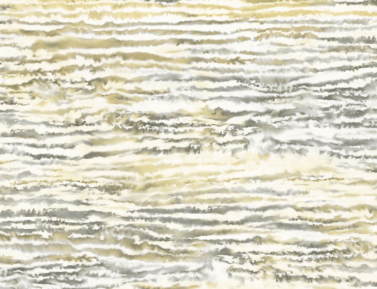 Seabrook Designs LW50507 Living with Art Watercolor Waves  Wallpaper Golden Dusk