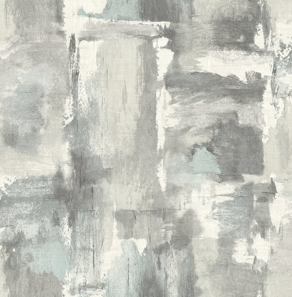 Seabrook Designs LW51308 Living with Art Dry Brush Faux  Wallpaper Snowy Mountain