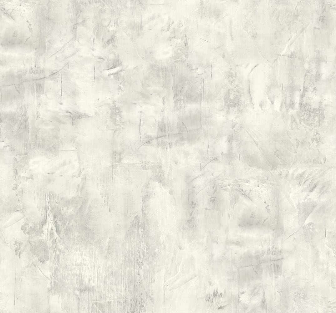 Seabrook Designs LW51710 Living with Art Rustic Stucco Faux  Wallpaper Metallic Silver and Snowstorm