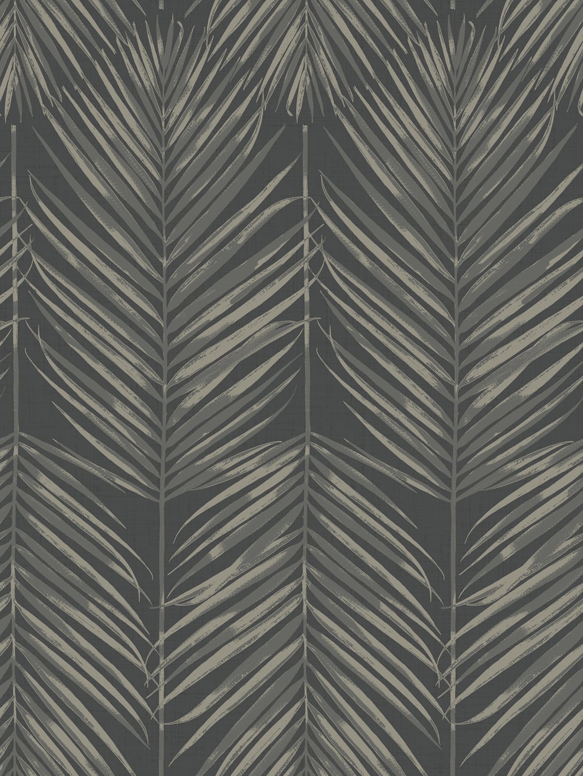 Seabrook Designs MB30000 Beach House Paradise Palm  Wallpaper Black Sands