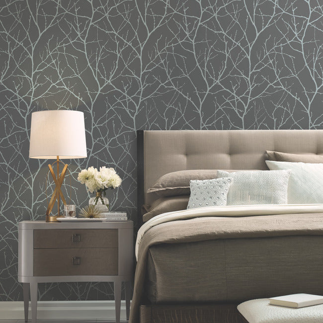 trees-silhouette-wallpaper-charcoal-silver-york-wallcoverings-md7125