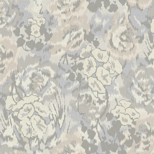 Flower Pot Wallpaper - Grey/Multi - York Wallcoverings - MI10303