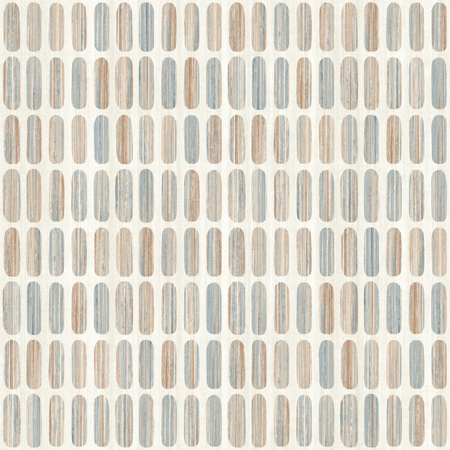 Petite Pergola Wallpaper - Terracotta - York Wallcoverings - MN1944