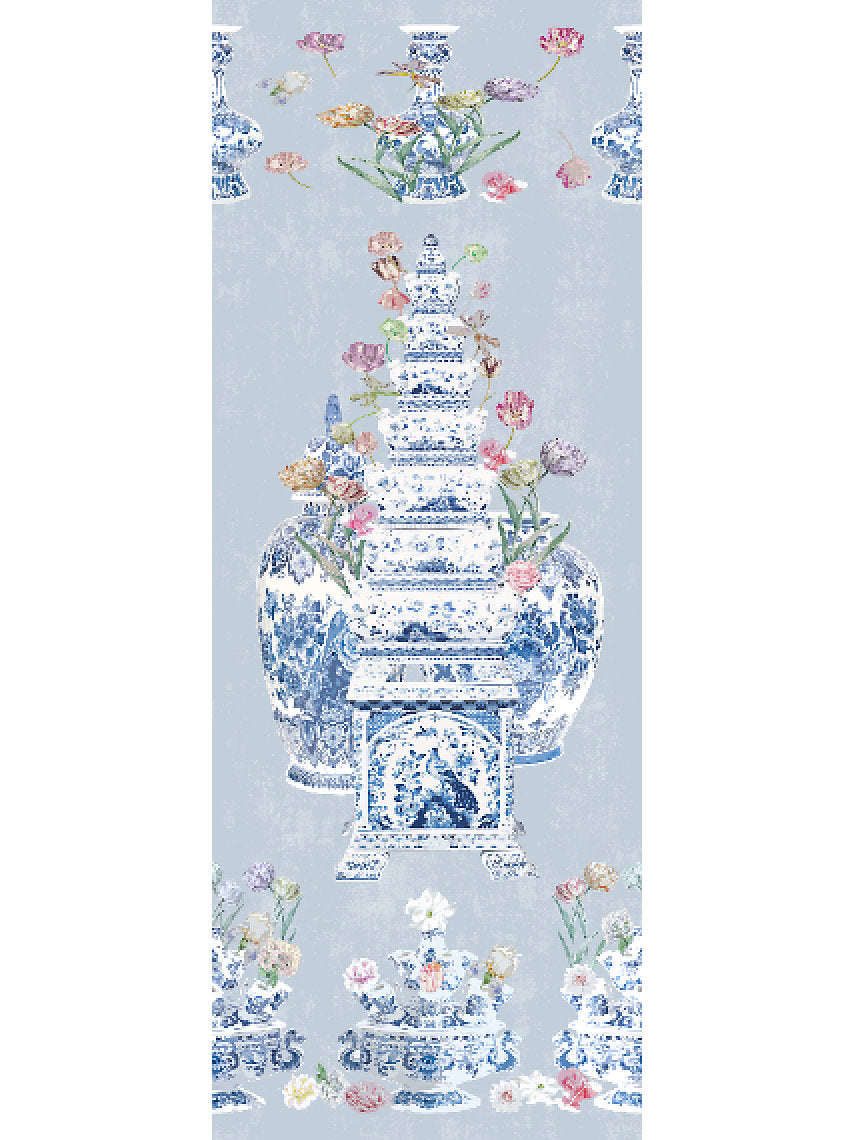 Tulipiere Flowers | Sheer - Gray
