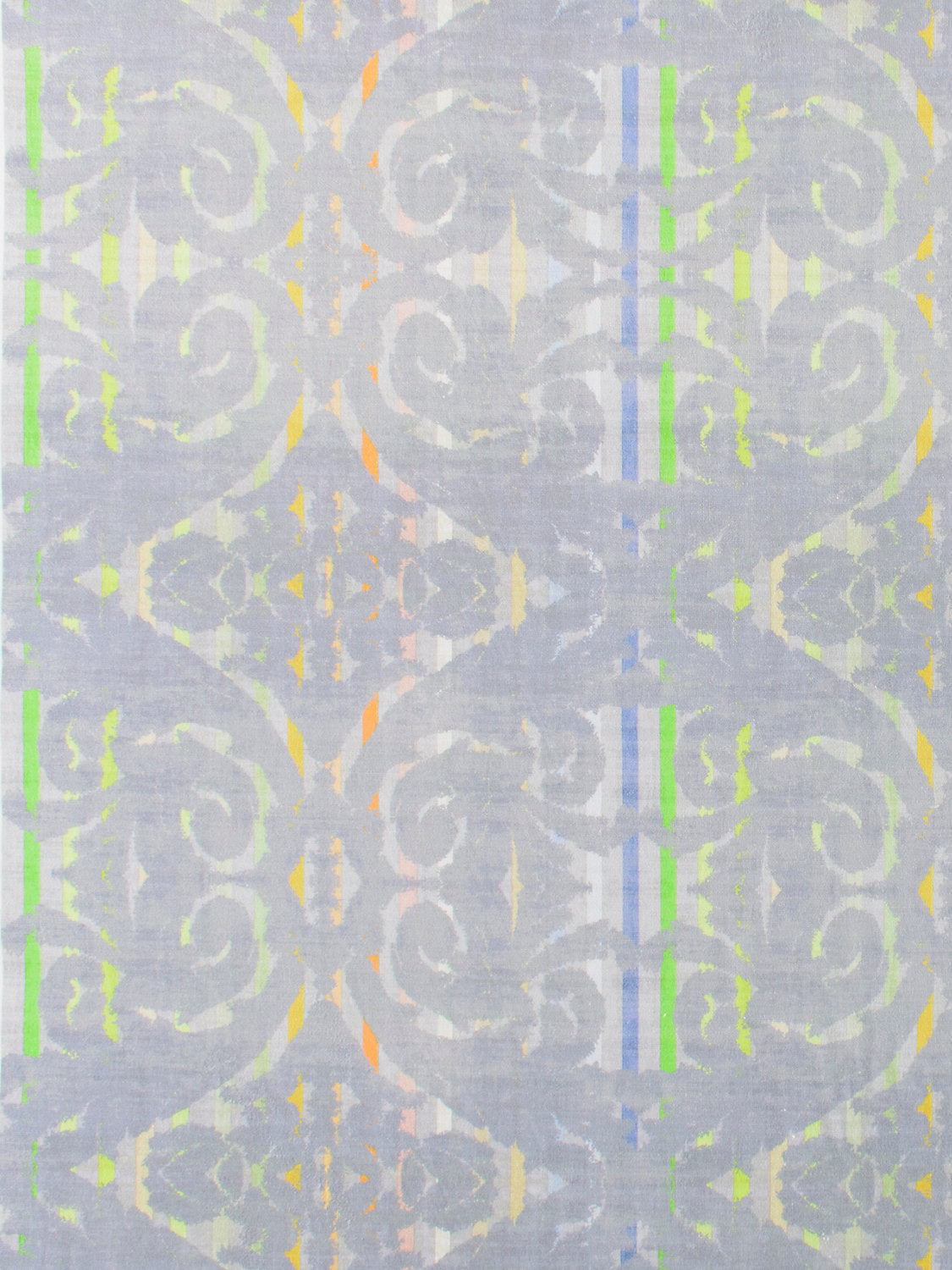 Dapper Printed Velvet - Ice