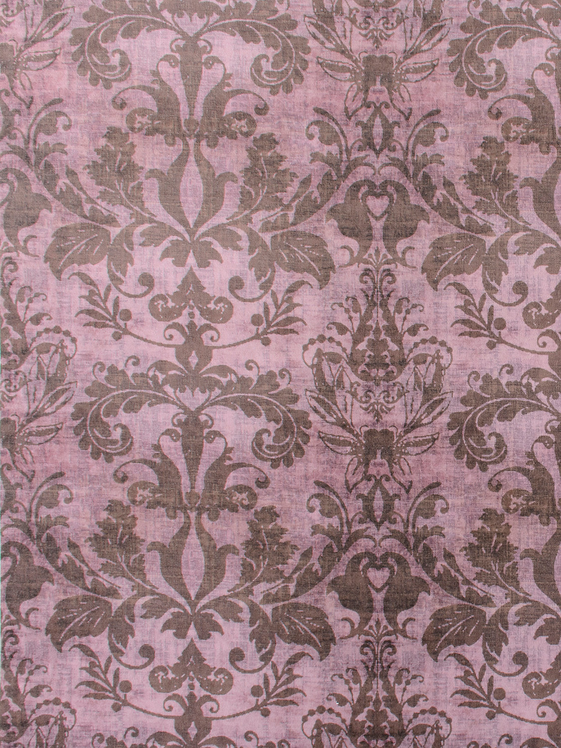 Palace Damask Printed Velvet - Blush