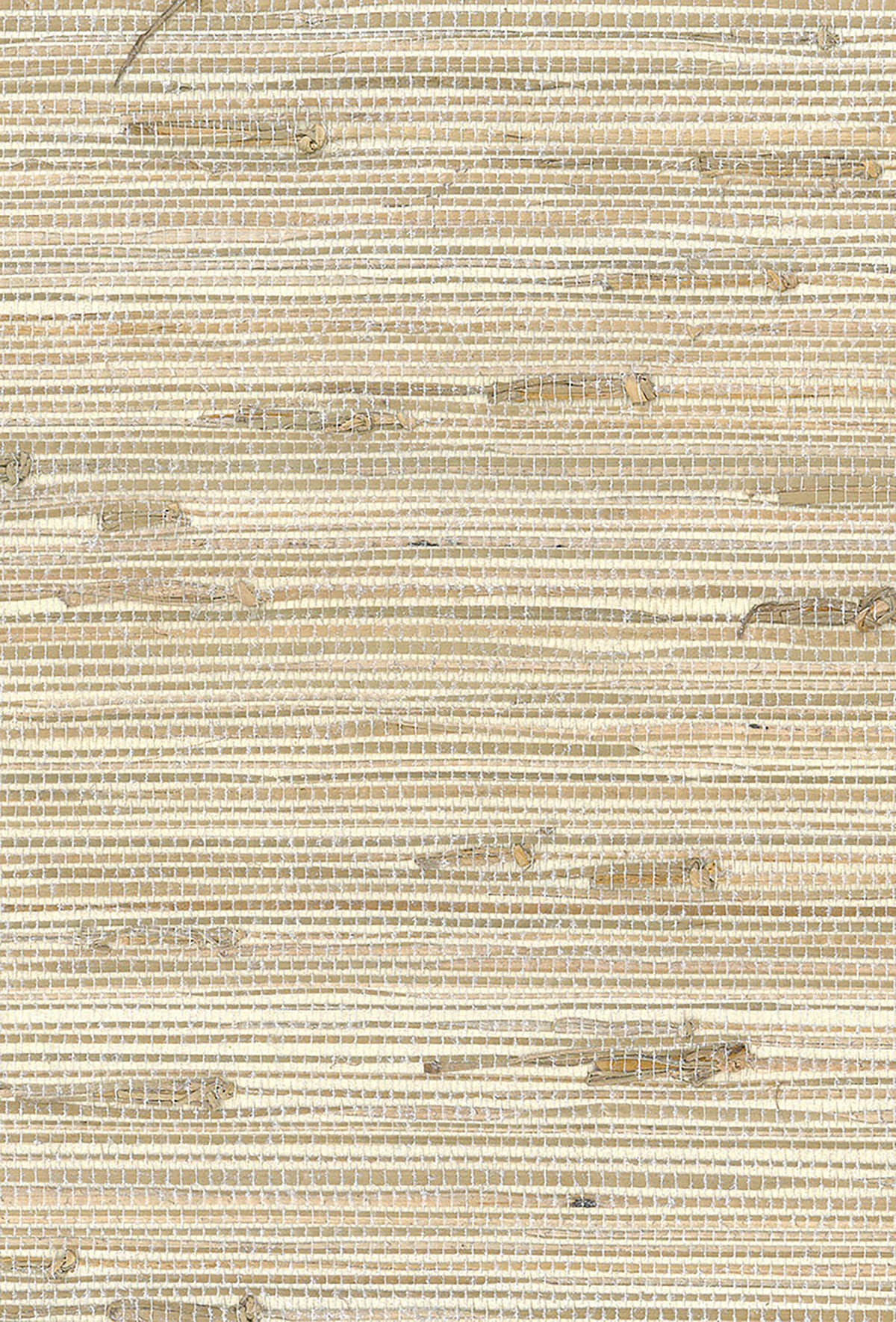 Seabrook Designs NA215 Natural Resource Triangle Grass Grasscloth  Wallpaper Metallic Silver, Off White