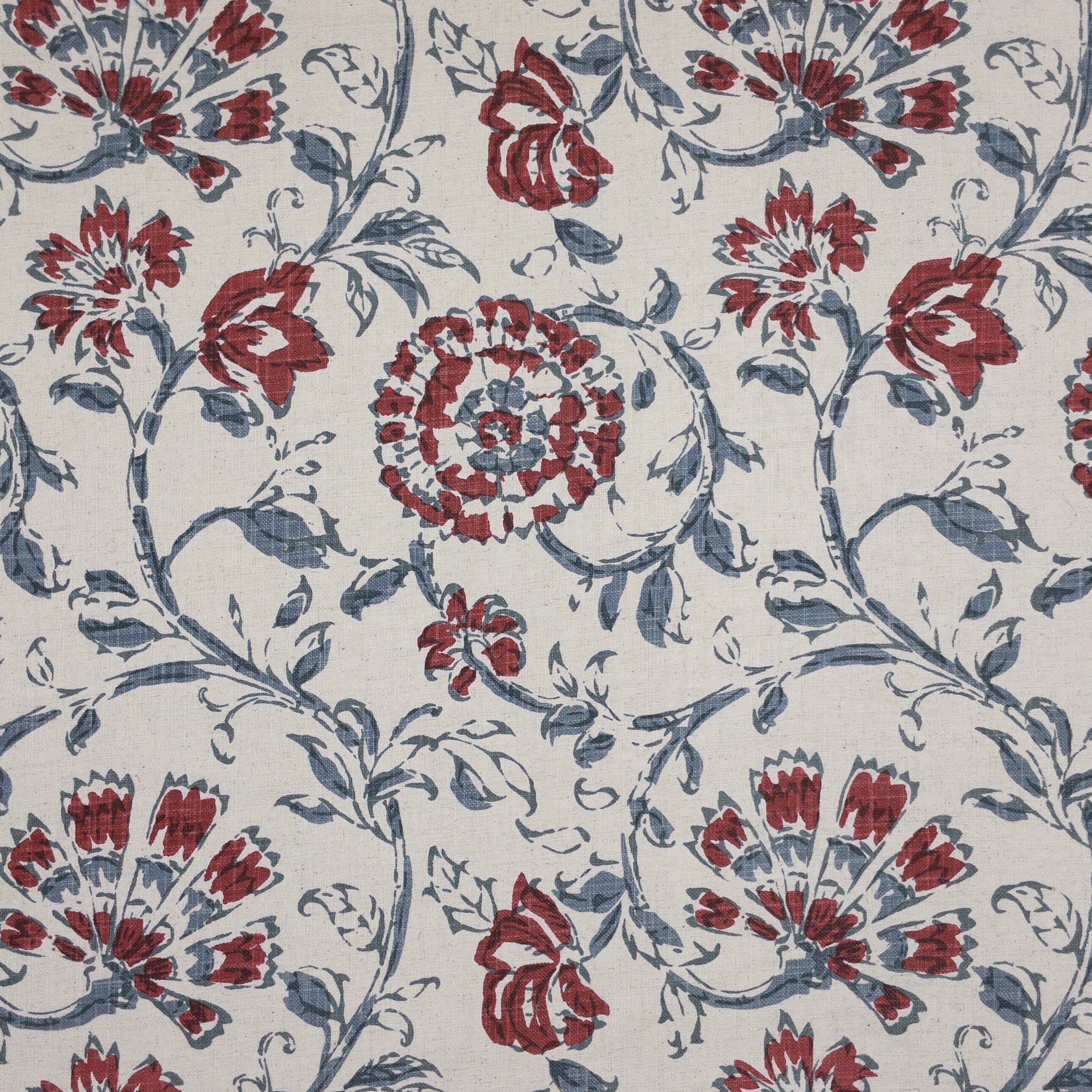 NATTER-2-ROUGE-STOUT-TEXTILES - Stout Textiles Fabric