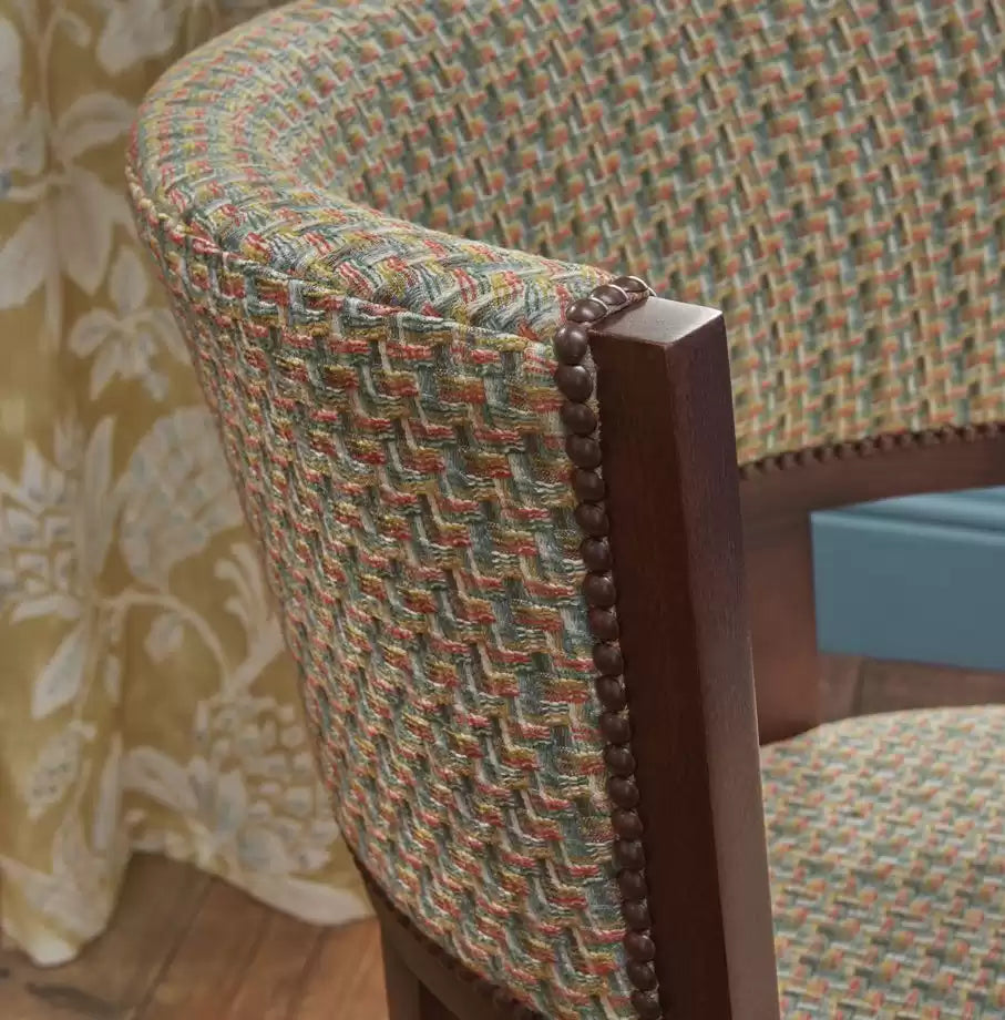 Garadi Teal/Russet/Ochre - Nina Campbell - NCF4423-01 Fabric