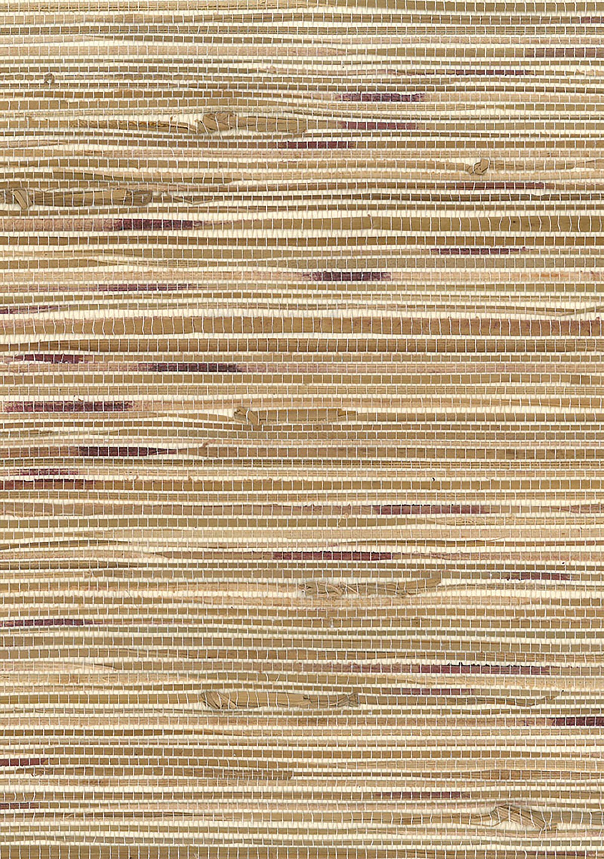 Seabrook Designs NR128Y Natural Resource Boodle Grasscloth  Wallpaper Brown, Purple/Wine