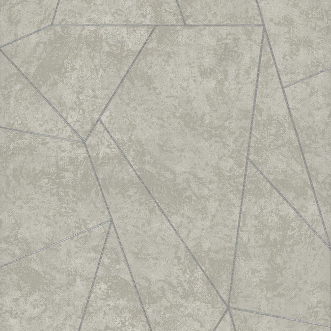 Nazca Wallpaper - Grey/Silver - York Wallcoverings - NW3503